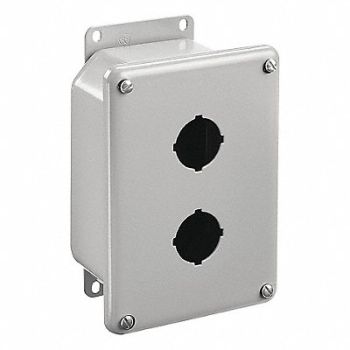 HOFFMAN Pushbutton Enclosure 3.50 in H Steel, 32FR33