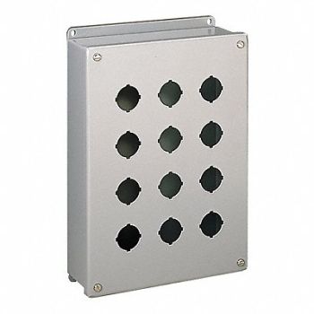 HOFFMAN Pushbutton Enclosure 9.50 in H 6 Holes, 32FR45