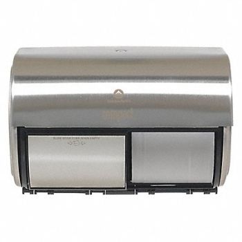 GEORGIA-PACIFIC Toilet Paper Dispenser (2) Rolls SS, 32GV90