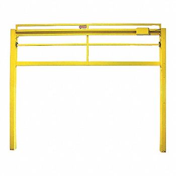 PS INDUSTRIES Vertical Mezz Gate 126 inx105 in Yellow, 32GV99