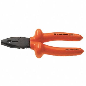 FACOM Linemans Plier 7-1/4 L Ergonomic, 32H690