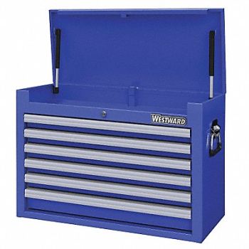 WESTWARD Powder Coated Blue Light Duty Top Chest, 32H835