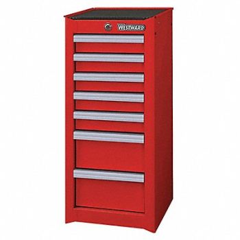 WESTWARD Powder Coated Red Light Dty Side Cbint, 32H864