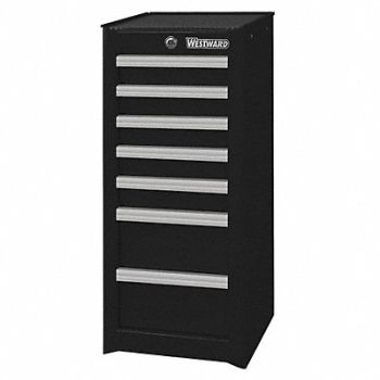 WESTWARD Powder Coated Black Light Dty Side Cbint, 32H865