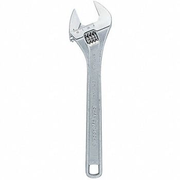 CHANNELLOCK Adj. Wrench Steel Chrome Vanadium 15, 32H934