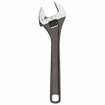CHANNELLOCK Adj. Wrench Steel Black Phosphate 10, 32H940