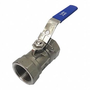 GRAINGER APPROVED SS Fire Safe Ball Valve FNPT 2, 32H986