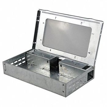 GRAINGER APPROVED Mouse Trap Clear 10.5x6.5x2 In, 32J090