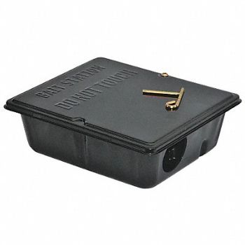 GRAINGER APPROVED Tamper ResistantBait Box, 32J093
