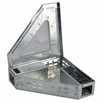 GRAINGER APPROVED Triangle Mouse Trap Clear Lid, 32J095