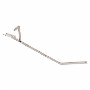 ACCUFORM Portable Rail Clamp Sign Holder White, 32J568