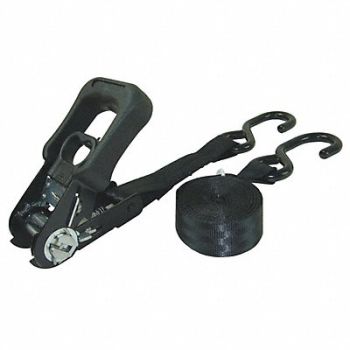 GRAINGER APPROVED Tie Down Strap Ratchet Poly 12 ft PK2, 32J628