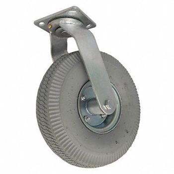 GRAINGER APPROVED Plate Cstr w/ Pneumatic Whls Swvl 350lb, 32J675