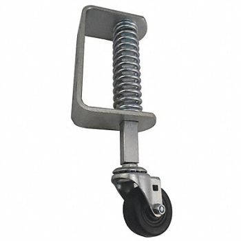 GRAINGER APPROVED Side-Mount Caster 2 Wheel Dia 100 lb., 32J780