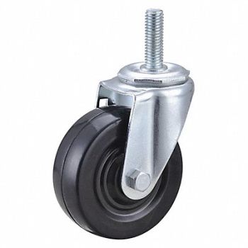 GRAINGER APPROVED NSF-Listed Sanitary Threaded Stem Caster, 32J821