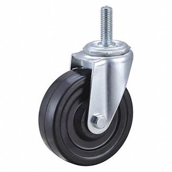 GRAINGER APPROVED NSF-Listed Sanitary Threaded Stem Caster, 32J822