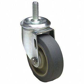 GRAINGER APPROVED NSF-Listed Sanitary Threaded Stem Caster, 32J827