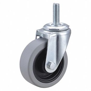 GRAINGER APPROVED NSF-Listed Sanitary Threaded Stem Caster, 32J830