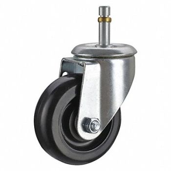 GRAINGER APPROVED NSF Sanitary Friction-Ring Stem Caster, 32J846