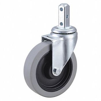 GRAINGER APPROVED Bolt-In Stem Caster with Square Stems 5, 32J901