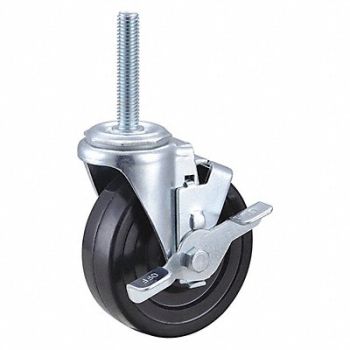 GRAINGER APPROVED NSF-Listed Sanitary Threaded Stem Caster, 32J927