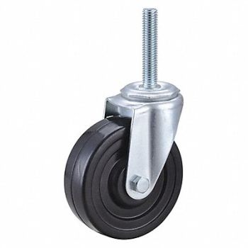 GRAINGER APPROVED NSF-Listed Sanitary Threaded Stem Caster, 32J935