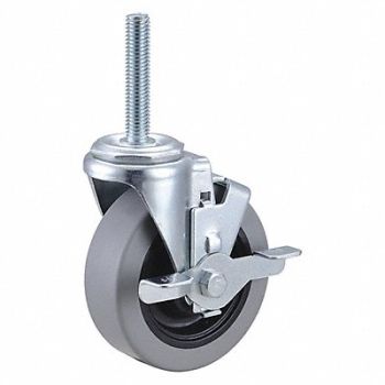 GRAINGER APPROVED NSF-Listed Sanitary Threaded Stem Caster, 32J982