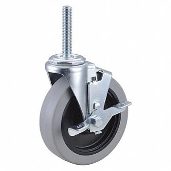 GRAINGER APPROVED NSF-Listed Sanitary Threaded Stem Caster, 32J984
