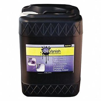 OIL VANISH Oil Stain Remover Pail 5 gal Unscented, 32KL72