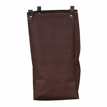 ROYAL BASKET TRUCKS Housekeeping Bag Full Size Brown Nylon, 32KW58