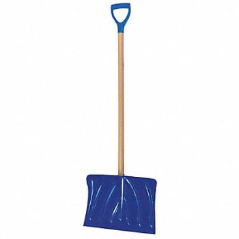WESTWARD Snow Shovel Polypropylene Blade 18 W, 32KX18