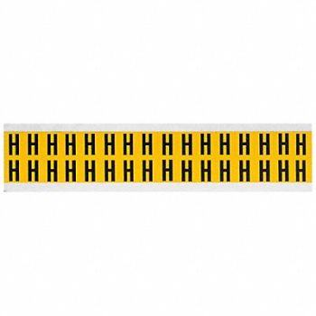 BRADY Letter Label H 3/4in.Hx9/16in.W Vinyl, 32ME23