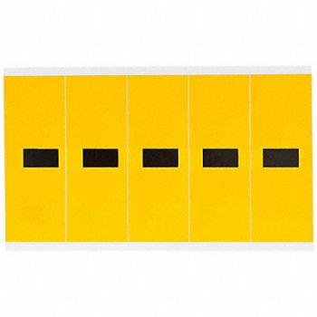 BRADY Letter Label Dash 5in.Hx1-3/4in.W Vinyl, 32MF17