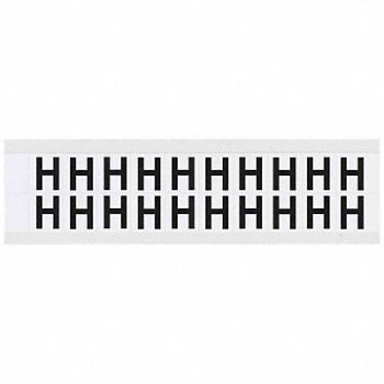 BRADY Letter Label H 3/4in.Hx21/32in.W Vinyl, 32MG53