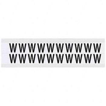 BRADY Letter Label W 3/4in.Hx21/32in.W Vinyl, 32MG64