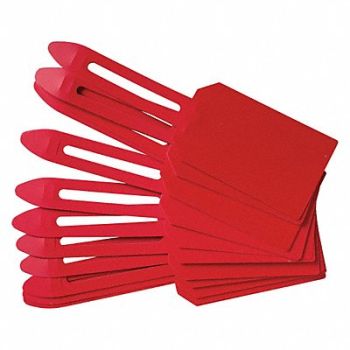 BRADY Blank Shipping Tag Plastic Colored PK25, 32MJ15