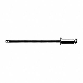 GRAINGER APPROVED Blind Rivet 3/16 Dx0.626 L #11 PK3250, 164C33
