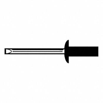 GRAINGER APPROVED Blind Rivet 3/16In 1.026In Dome PK250, 32MN60