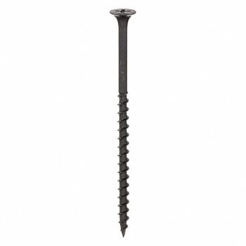 GRAINGER APPROVED Drywall Screw 2 1/2 L #6 Phosphate PK200, 32MT25