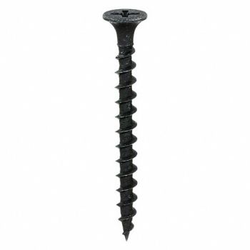 GRAINGER APPROVED Drywall Screw 1 3/4 L #7 Phosphate PK200, 32MT29