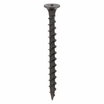 GRAINGER APPROVED Drywall Screw 2 1/2 L #10 Phosphat PK200, 32MT41