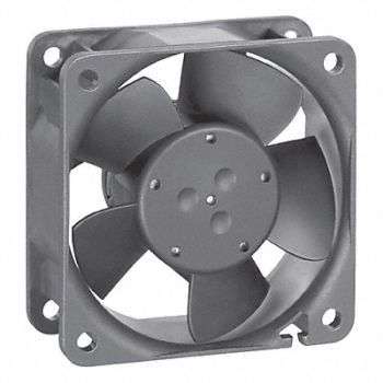 EBM-PAPST Axial Fan Square 2-23/64 H 25.3 CFM, 32MY68
