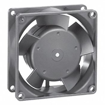 EBM-PAPST Axial Fan Square 3-5/32 H 47.1 CFM, 32MY77