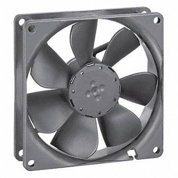 EBM-PAPST Axial Fan Square 3-5/8 H 55 CFM, 32MY82