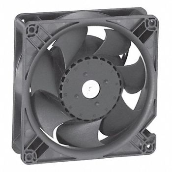 EBM-PAPST Axial Fan Square 127 mm H 159 CFM, 32MY91