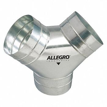 ALLEGRO Duct to Duct Connector 8 in W Slvr, 32MZ64