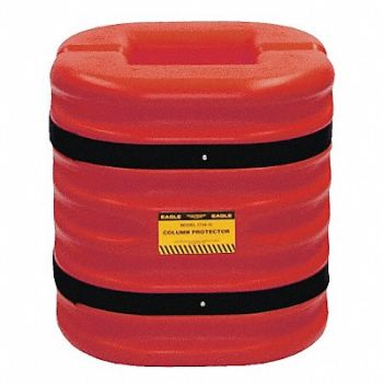 GRAINGER APPROVED Column Protectr Fits 12 in HDPE Rd, 32NC69