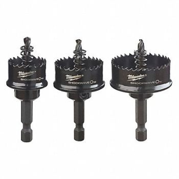 MILWAUKEE Hole Saw Kit Saw Range 7/8 to 1 3/8, 32PK28