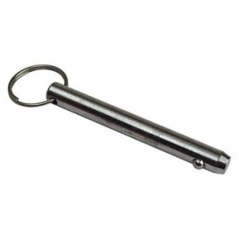 GRAINGER APPROVED Ring Pin Detent 1/2 x 2 in PK5, 32PL19