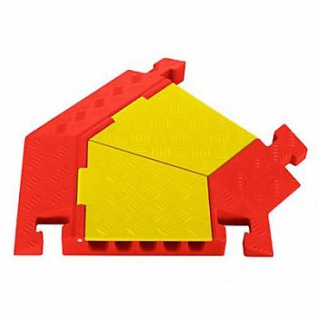 CHECKERS Cable Protector 45Right Hinged 5 Channel, 32RX32